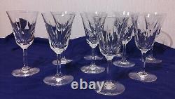 10 Verres À Eau En Cristal St-louis Modèle Cerdagne Hauteur 18cm