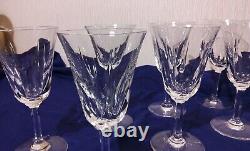 10 Verres À Eau En Cristal St-louis Modèle Cerdagne Hauteur 18cm