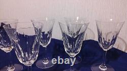 10 Verres À Eau En Cristal St-louis Modèle Cerdagne Hauteur 18cm