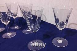 10 Verres À Eau En Cristal St-louis Modèle Cerdagne Hauteur 18cm