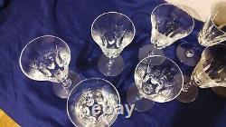 10 Verres À Eau En Cristal St-louis Modèle Cerdagne Hauteur 18cm