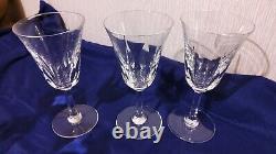 10 Verres À Eau En Cristal St-louis Modèle Cerdagne Hauteur 18cm