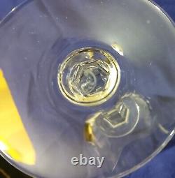 10 Verres À Eau En Cristal St-louis Modèle Cerdagne Hauteur 18cm