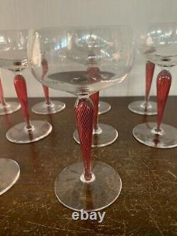 10 coupes à champagne modèle Mozart en cristal Saint Louis (prix à la pièce)