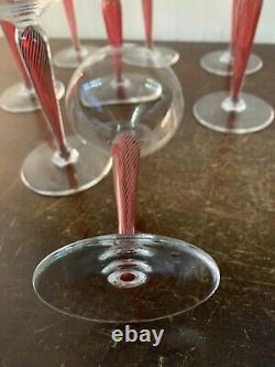 10 coupes à champagne modèle Mozart en cristal Saint Louis (prix à la pièce)