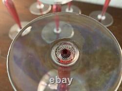 10 coupes à champagne modèle Mozart en cristal Saint Louis (prix à la pièce)