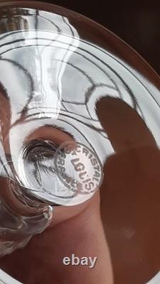 10 flutes a champagne en cristal de Saint Louis modèle Orly