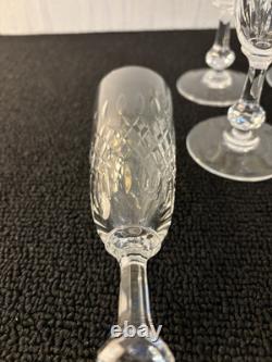 10 flûtes à champagne modèle Messine en cristal de Saint Louis (prix à la pièce)