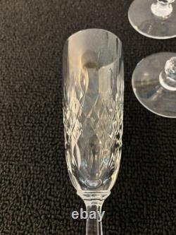 10 flûtes à champagne modèle Messine en cristal de Saint Louis (prix à la pièce)