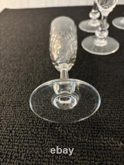 10 flûtes à champagne modèle Messine en cristal de Saint Louis (prix à la pièce)