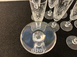 10 flûtes à champagne modèle Messine en cristal de Saint Louis (prix à la pièce)