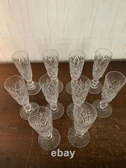 10 flûtes a champagne modèle cristal Saint Louis (prix à la pièce)modèle1