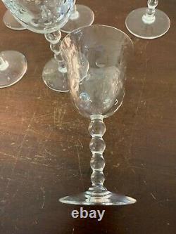 10 verres à eau modèle Bubble en cristal de Saint Louis (prix à la pièce)