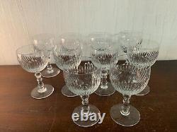10 verres à eau modèle Liane en cristal de Saint Louis (prix à la pièce)