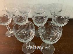 10 verres à eau modèle Liane en cristal de Saint Louis (prix à la pièce)
