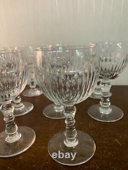 10 verres à eau modèle Liane en cristal de Saint Louis (prix à la pièce)