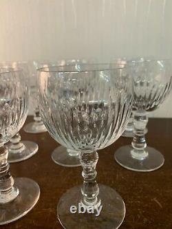 10 verres à eau modèle Liane en cristal de Saint Louis (prix à la pièce)