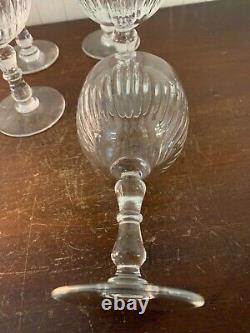 10 verres à eau modèle Liane en cristal de Saint Louis (prix à la pièce)