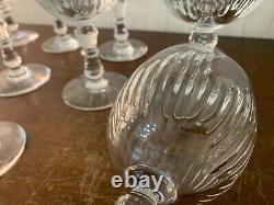 10 verres à eau modèle Liane en cristal de Saint Louis (prix à la pièce)