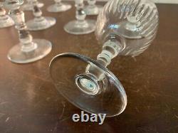 10 verres à eau modèle Liane en cristal de Saint Louis (prix à la pièce)
