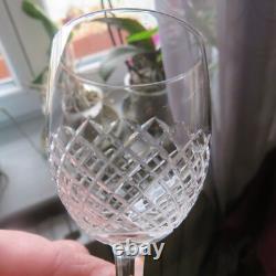 10 verres à porto en cristal saint louis modèle roty vendôme H 11,2 cm