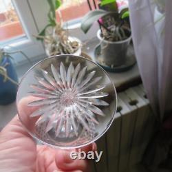 10 verres à porto en cristal saint louis modèle roty vendôme H 11,2 cm