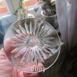 10 verres à porto en cristal saint louis modèle roty vendôme H 11,2 cm