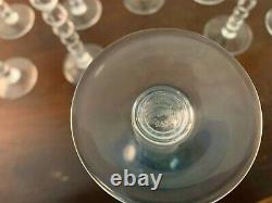 10 verres à vin couleur modèle Bubble cristal de Saint Louis (prix à la pièce)