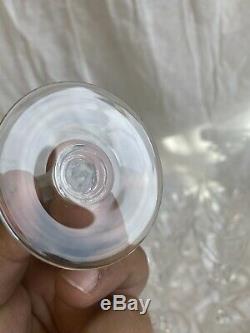 10 verres à vin en cristal St Louis modèle Bristol Estampillé Hauteur 15 Cm