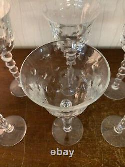 10 verres à vin modèle Bubble N°3 en cristal de Saint Louis (prix à la pièce)