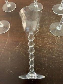 10 verres à vin modèle Bubble N°3 en cristal de Saint Louis (prix à la pièce)