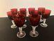 10 Verres à Vin Rouge Modèle Grand Lieu Cristal De Saint Louis (prix à La Pièce)