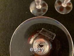 10 verres à vin rouge modèle grand lieu cristal de Saint Louis (prix à la pièce)