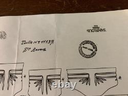 10 verres eau modèle Anvers taille N°11137 cristal Saint Louis (prix à la pièce)