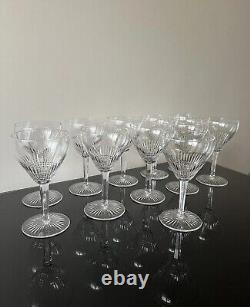 11 Verres A Eau En Cristal De Saint Louis Modele Colibri Non Baccarat