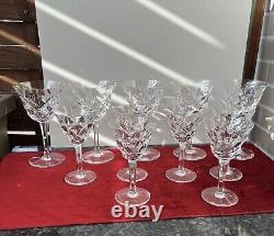 11 Verres En Cristal Saint Louis