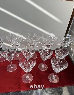 11 Verres En Cristal Saint Louis
