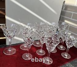 11 Verres En Cristal Saint Louis