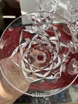 11 Verres En Cristal Saint Louis