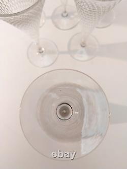 11 Verres Flûtes Champagne Anciens H 15 cm en Cristal BACCARAT SAINT LOUIS