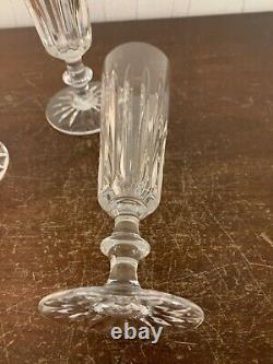 11 flûtes à champagne modèle Orléans cristal de Saint Louis (prix à la pièce)