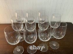 11 verres a eau Uni 225 -ème anniversaire cristal Saint Louis (prix à la pièce)