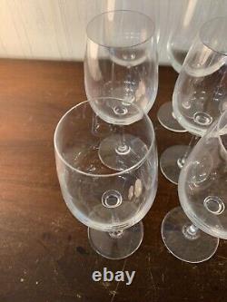 11 verres a eau Uni 225 -ème anniversaire cristal Saint Louis (prix à la pièce)