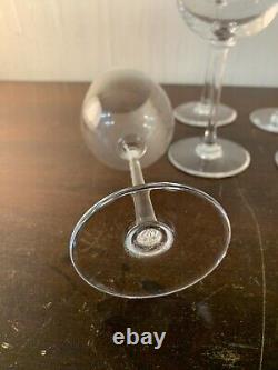 11 verres a eau Uni 225 -ème anniversaire cristal Saint Louis (prix à la pièce)