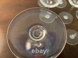 11 verres a eau Uni 225 -ème anniversaire cristal Saint Louis (prix à la pièce)