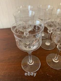 11 verres à eau modèle Anvers en cristal de Saint Louis (prix à la pièce)