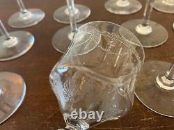 11 verres à eau modèle Anvers en cristal de Saint Louis (prix à la pièce)