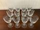 11 Verres à Eau Modèle Cléo En Cristal De Saint Louis (prix à La Pièce)