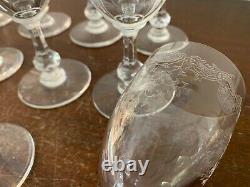 11 verres à eau modèle Cléo en cristal de Saint Louis (prix à la pièce)