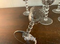 11 verres à vin modèle Bubble en cristal de Saint Louis (prix à la pièce)